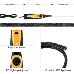 Launch X431 Video Scope Endoscope Inspektionkamera 5.5mm KFZ Endoskop inkl. 2 Jahre Garantie Launch X431 Video Scope Endoscope Inspektionkamera 5.5mm KFZ Endoskop inkl. 2 Jahre Garantie