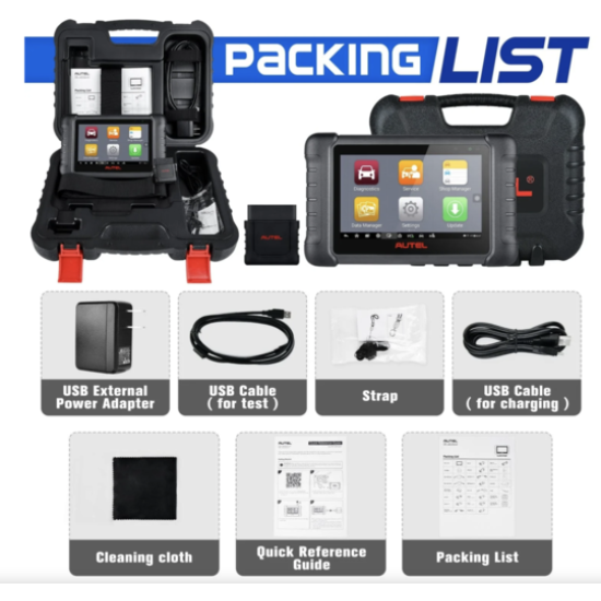 Autel MaxiPRO MP808BT-Pro Kit OBD Diagnosegerät 2023