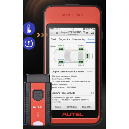 Autel MaxiTPMS ITS600 | TPMS-Neulern-/Programmierwerkzeug