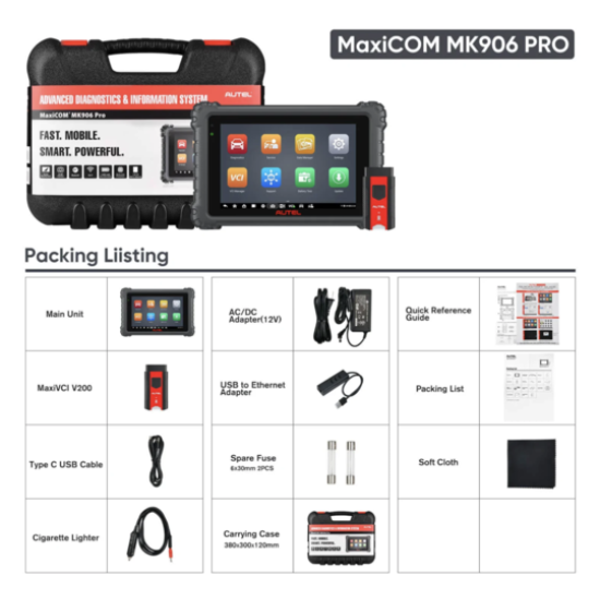 NEU Autel MaxiCOM MK906 Pro 2023