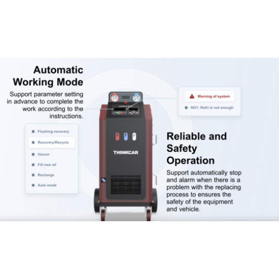 THINKCAR AC100 A/C Klimaservicegerät R134a/R1234yf