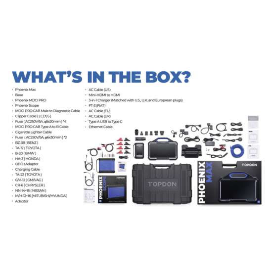 TOPDON PHOENIX MAX KFZ Werkstatt Diagnosegerät