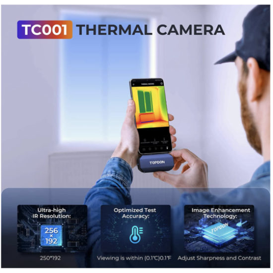 TOPDON Wärmebildkamera für Android TC001